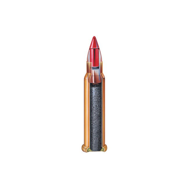 Hornady 17 HMR 17gr V-Max 50 Packet Ammunition Inside View