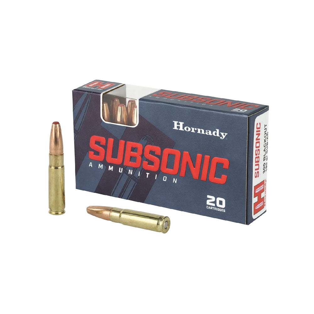 Hornady 300 Black Out 190gr Sub-X 20 Pack Centerfire Ammunition