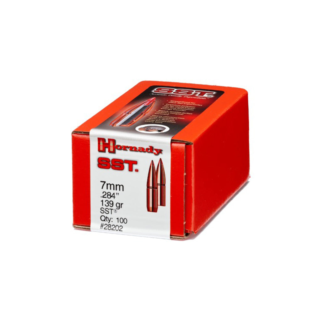 Hornady 7mm .284 139gr SST 100 Pack Ammunition