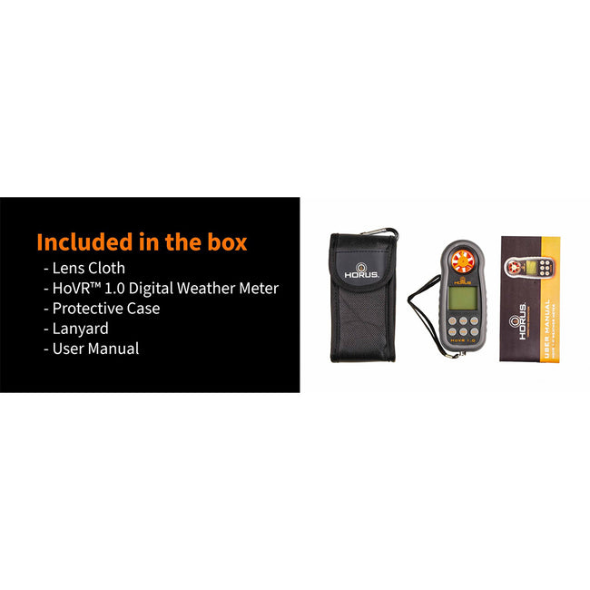 Horus HoVR 1.0 Weather Meter Kit Inside The Box