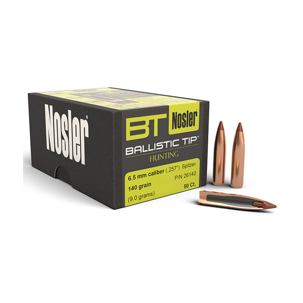 Nosler 6.5mm 140gr Ballistic Tip 50 Pack