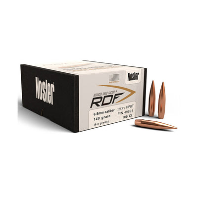 Nosler RDF 6.5mm 140gr HPBT 100 Pack Ammunition