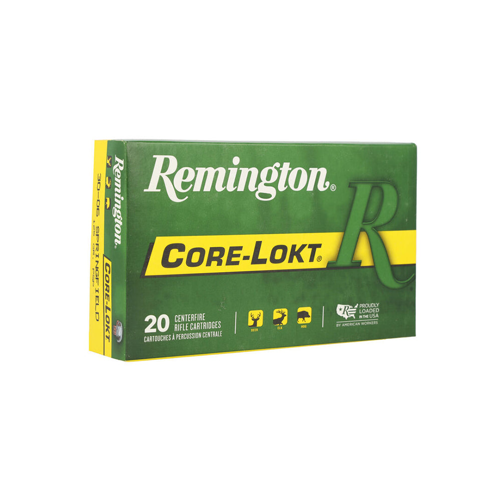 Remington 30-06 Sprg 220gr SP Core Lokt 20 Pack Centerfire Ammunition