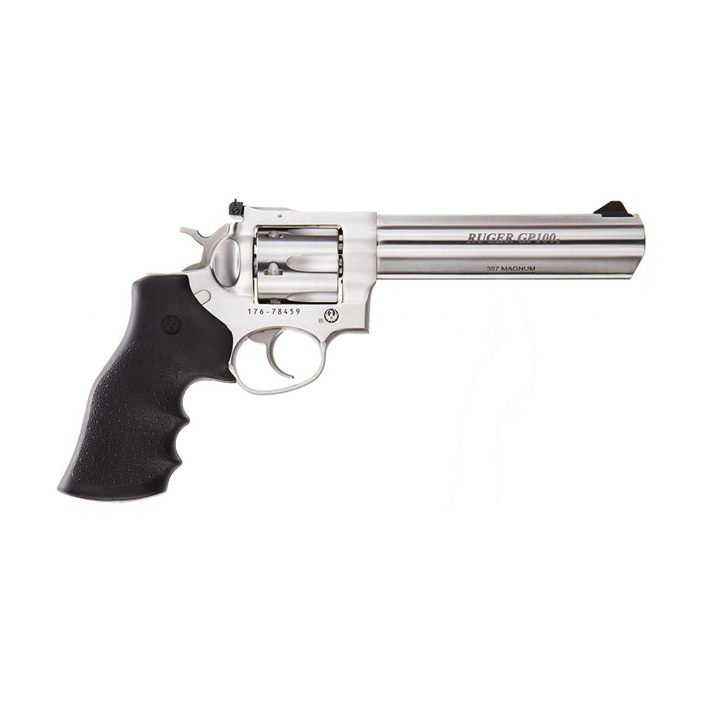 Ruger GP100 357 Stainless 150mm 6 shot Handgun Side View