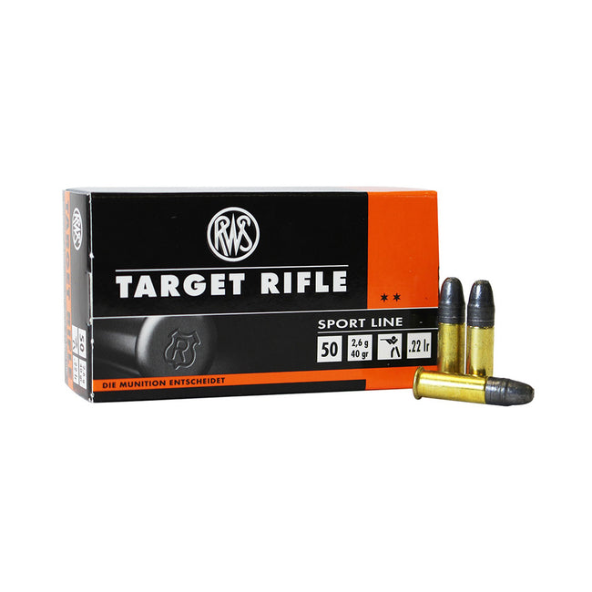 RWS .22lr Target Rifle 40gr 50 Pack Rimfire Ammunition