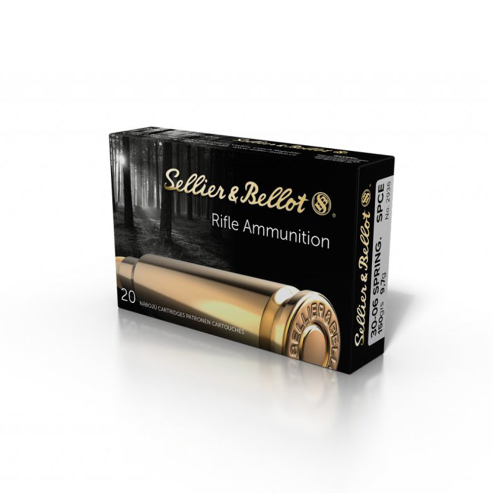 Sellier & Bellot 30-06 Sprg 150gr SPCE 20 Pack Centerfire Ammunition