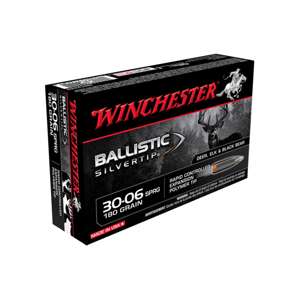 Winchester Ballistic ST 30-06 Sprg 180gr PT 20 Pack Centerfire Ammunition