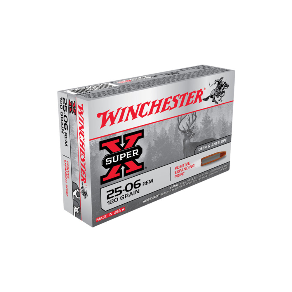 Winchester Super X 25-06 Rem 120gr PEP 20 Pack Ammunition