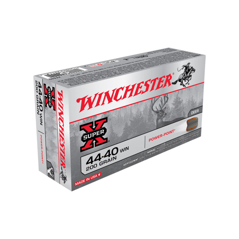 Winchester Super X 44-40 Win 200gr PP 50 Pack Centerfire Ammunition