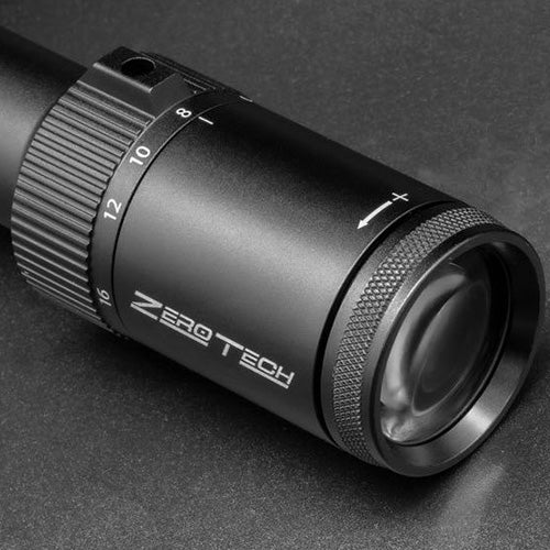 ZeroTech Thrive 4-16x50 Mildot Rifle Scope Adjustment View