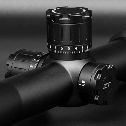 ZeroTech Trace 3-18x50 R33 MOA 30mm Adjuster View